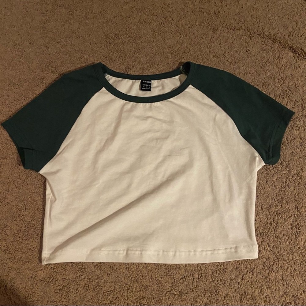 cropped baseball tee!